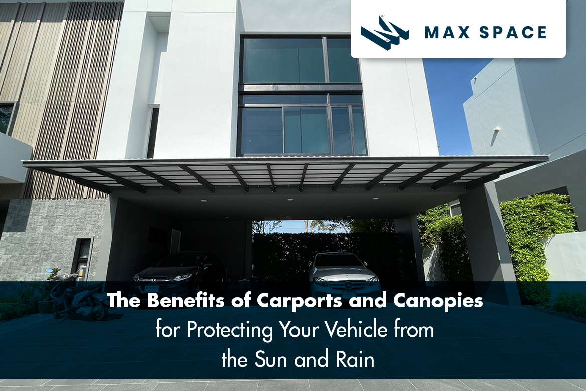 The benefit of Carports and Canopies for protecting your vehicle from the Sun and Rain